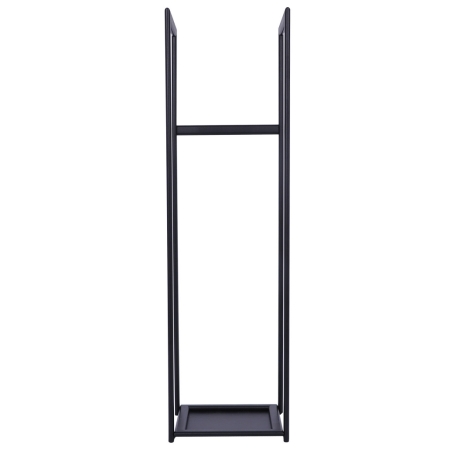 Wysoki i smukły stojak kominkowy Firebox M o wysokości 115 cm. Elegancki kosz na drewno do salonu w stylu nowoczesnym i loft.