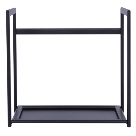 Największy i najbardziej pojemny stojak na drewno Firebox L (115 cm). Wykonany z trwałego, czarnego metalu malowanego proszkowo.