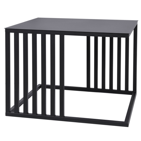 Stolik kawowy Verto 70 cm  czarny okr¹g³y metalowy. Nowoczesny stolik kawowy Verto o rednicy 70 cm z okr¹g³ym, metalowym blate