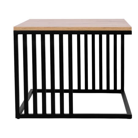 Stolik kawowy Verto 60x60cm – Metalowy Minimalistyczny Loft