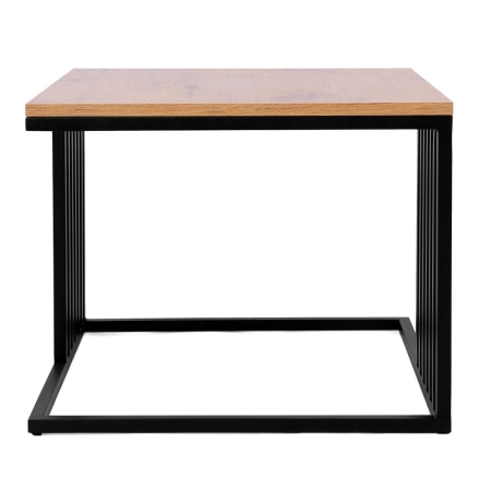 Stolik kawowy Verto 60x60cm – Metalowy Minimalistyczny Loft