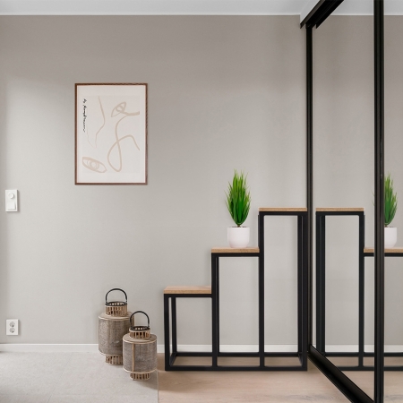 Kwietnik Schodkowy Coral Stairs 80cm – Czarny Loft Kaskada