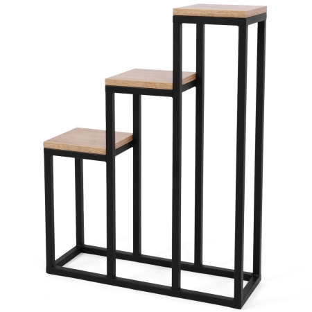 Alto S to stabilny, niski kwietnik (50 cm) o okr¹g³ym blacie (r. 32 cm), wykonany w ca³oci z malowanej proszkowo stali. Minima