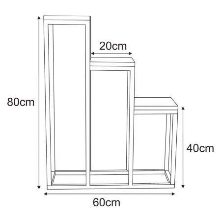 Alto S to stabilny, niski kwietnik (50 cm) o okr¹g³ym blacie (r. 32 cm), wykonany w ca³oci z malowanej proszkowo stali. Minima