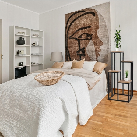 Kwietnik Kaskadowy Coral XL Wood 80cm – Dębowy Loft 4 Poziomy