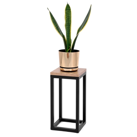 Kwietnik Stelo S 40cm – Mały Metalowy Stojak na Kwiaty Loft