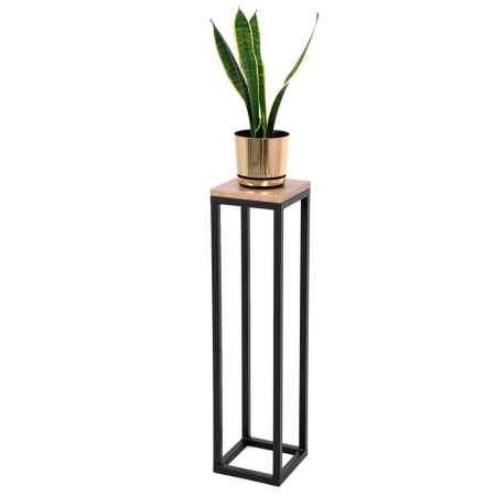 Kwietnik Stelo L 80cm – Wysoki Metalowy Stojak na Kwiaty Loft