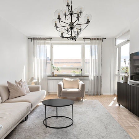 Stolik kawowy Aristo II 60cm – Czarny Metalowy Loft Minimal