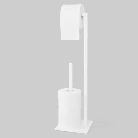Stojak na papier Stilo Duży biały – Metalowy uchwyt z rezerwą 62cm