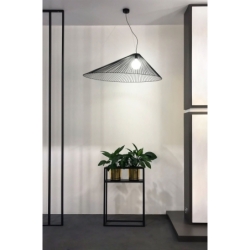 Coral Long – ekskluzywny designerski kwietnik czarny metalowy