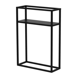 Coral Long – ekskluzywny designerski kwietnik czarny metalowy