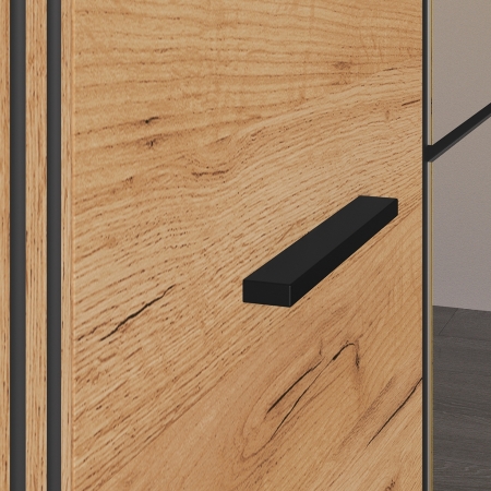 Szafa AMBER 02 – trzydrzwiowa szafa z lustrem | Pojemna garderoba