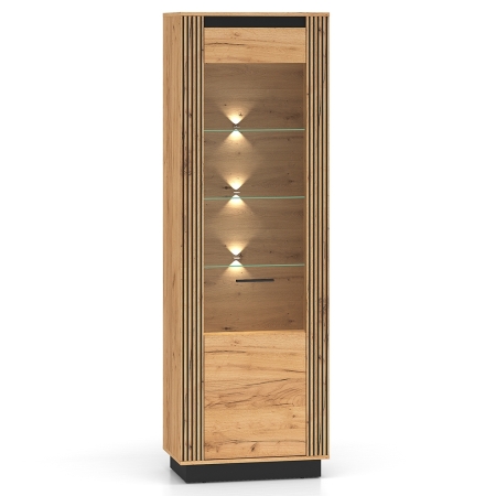 Witryna AMBER 04 – przeszklona witryna z półkami