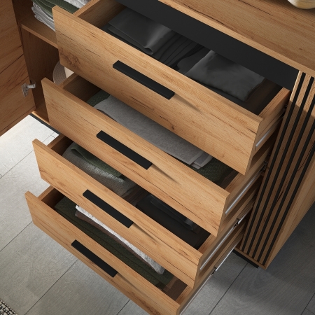 Komoda AMBER 07 – funkcjonalna komoda z szufladami