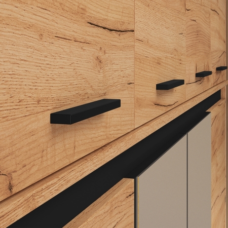 Szafa AMBER 10 – 8 drzwi, 200 cm, z nadstawką 250 cm