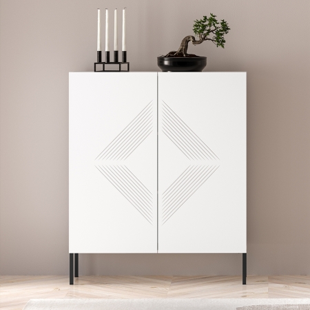 Komoda Nordic Shine 01 na metalowych nóżkach