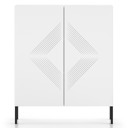 Komoda Nordic Shine 01 na metalowych nóżkach