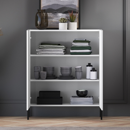 copie de Komoda Nordic Shine 01 – Frezowana | Metalowe nogi