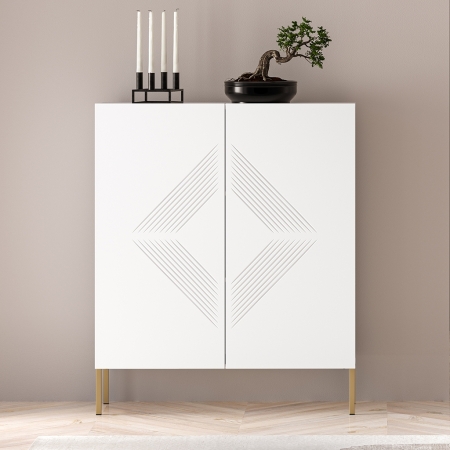 Komoda Nordic Shine 01 na metalowych nóżkach