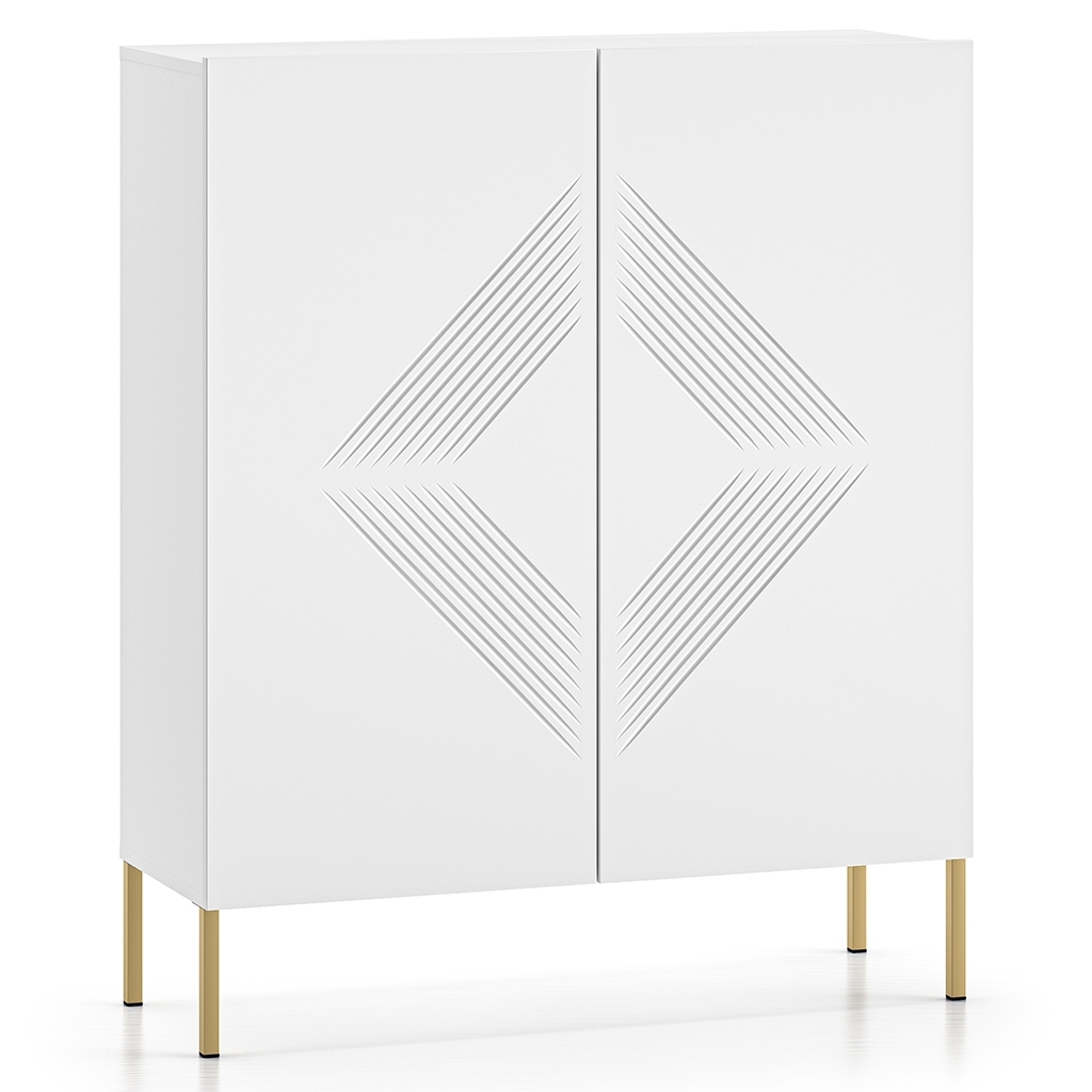 Komoda Nordic Shine 01 na metalowych nóżkach