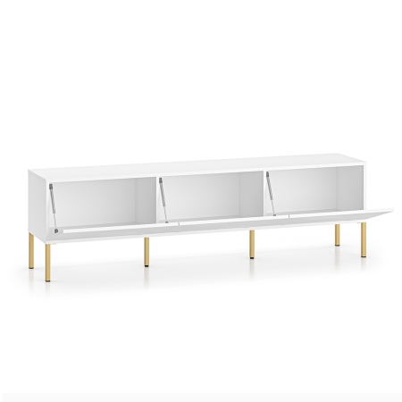 Szafka RTV Nordic Shine 04 na nóżkach 18cm | Szeroka 170cm