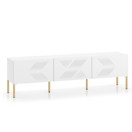 Szafka RTV Nordic Shine 04 na nóżkach 18cm | Szeroka 170cm