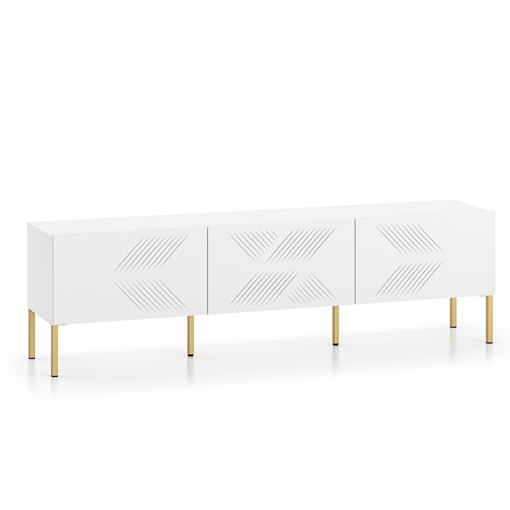 Szafka RTV Nordic Shine 04 na nóżkach 18cm | Szeroka 170cm