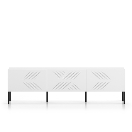 Szafka RTV Nordic Shine 04 na nóżkach 18cm | Szeroka 170cm