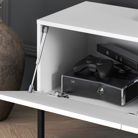 Szafka RTV Nordic Shine 04 na nóżkach 18cm | Szeroka 170cm