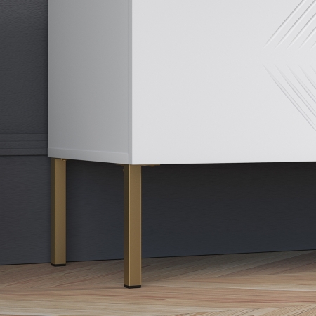 Szafka RTV Nordic Shine 04 na nóżkach 18cm | Szeroka 170cm