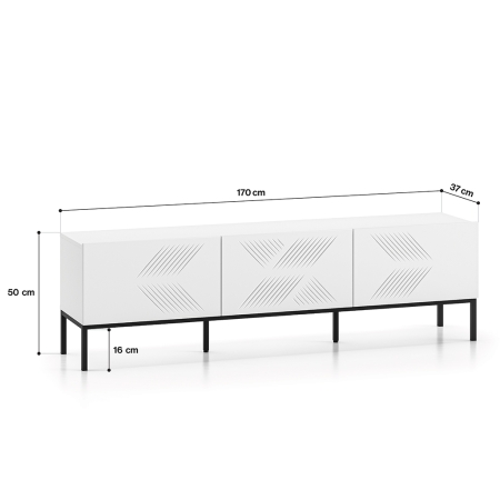 copie de copie de copie de copie de copie de copie de Komoda Nordic Shine 01 – Frezowana | Metalowe nogi