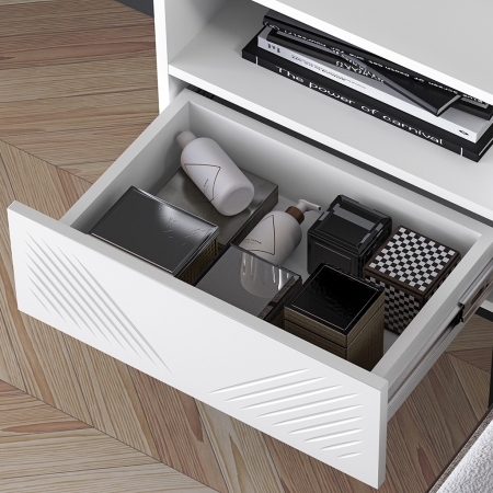 Szafka nocna Nordic Shine 05 na podstawie 18cm | 50cm Jodełka