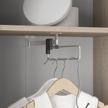 Szafa do przedpokoju ARCO 01 kaszmir dąb cremona terracotta 54 cm z miejscem na obuwie