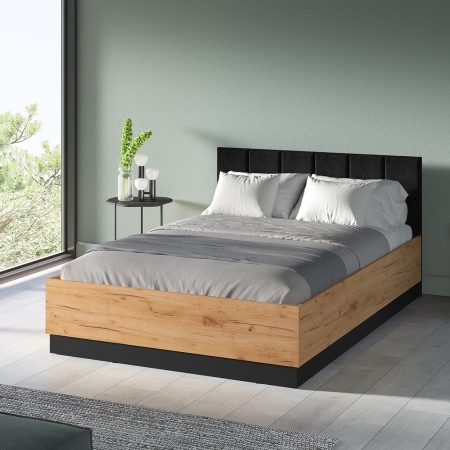 Łóżko AMBER 140 – łóżko z pojemnikiem 140×200